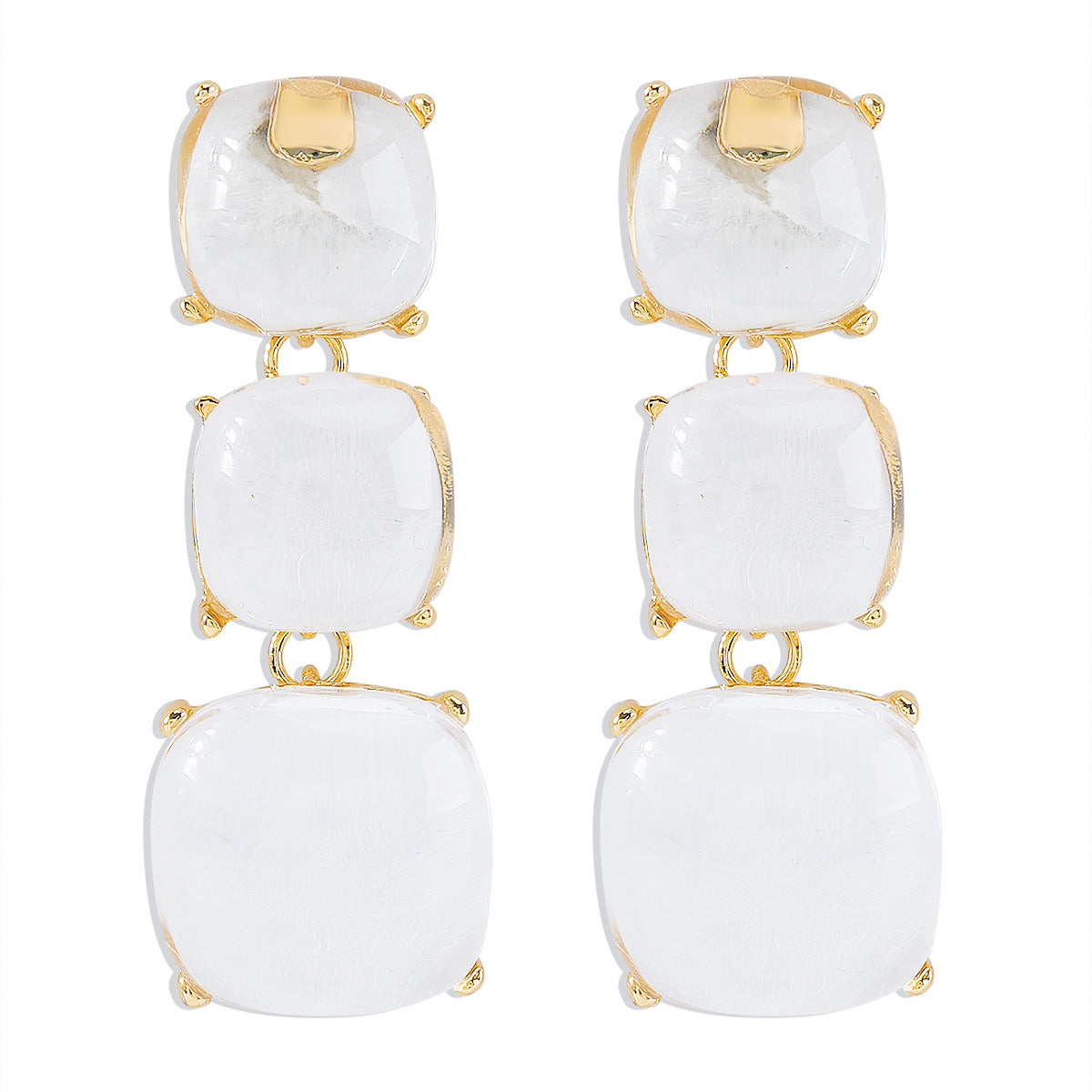 White Earrings