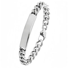 Vacuum Gold Plated Titanium Steel Bracelet Laser Laser Lettering DIY Trendy Stainless Steel Bracelet