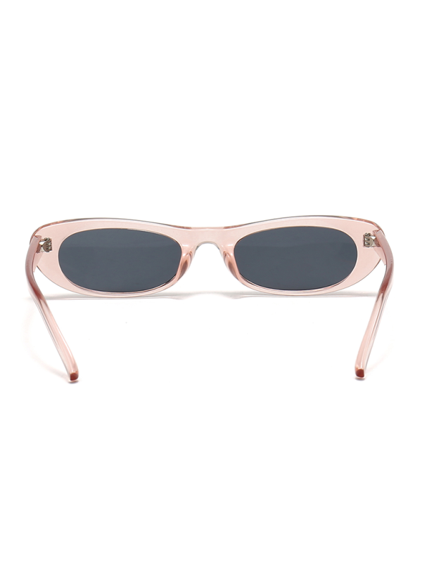New women's oval sunglasses fashionable and versatile macaron color sunglasses