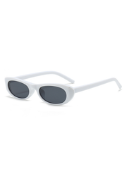 New women's oval sunglasses fashionable and versatile macaron color sunglasses